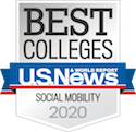 U.S. News and World Report Social Mobility badge