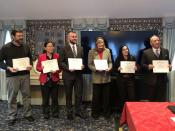 Photo of the six new Faculty/Staff/Alumni Kean University Chapter of the Honor Society of Phi Kappa Phi