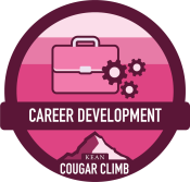 Cougar Climb Badge Career Development