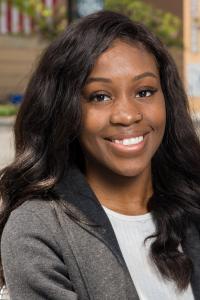 Kean University management student Ifeoma Odoemena. (Management Degree) 