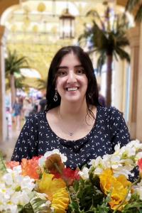 Kean graphic design student Deepika Bakshi.