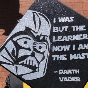 Darth Vader graduation cap