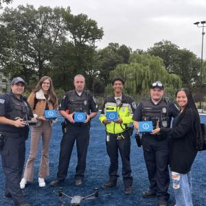 Kean Police and students supported MorrisAve PRSSA with their Anchor Boxes promoting Suicide Awareness.